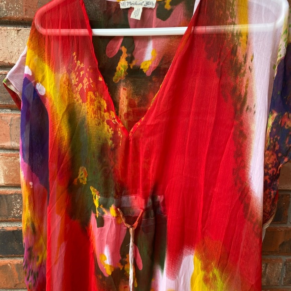 Michael Stars Colorful Swimsuit Cover Up One Size - Picture 2 of 7